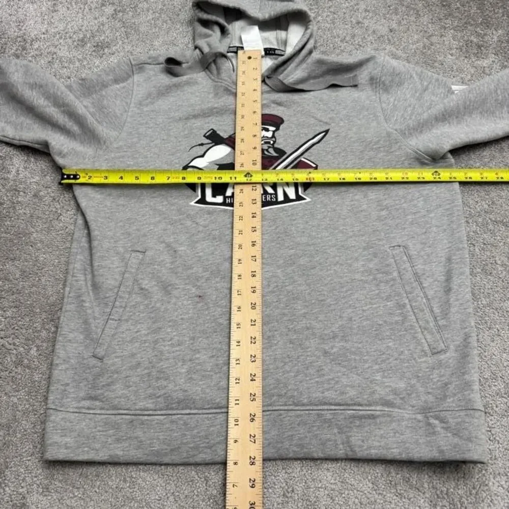 Adidas Cairn Highlanders NCAA Hoodie Graphic Sweatshirt Mens XL Gray Graphic